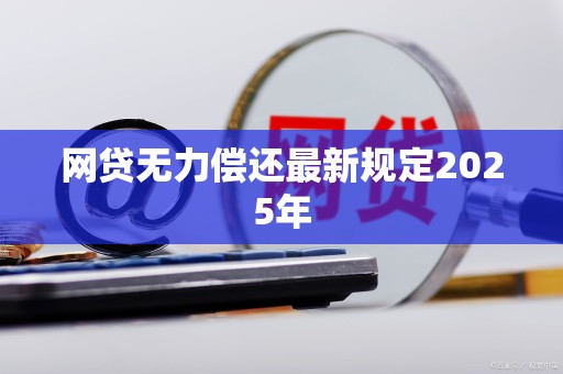网贷无力偿还最新规定2025年