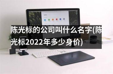 h3/p陈光标的公司叫什么名字(陈光标2025年多少身价)