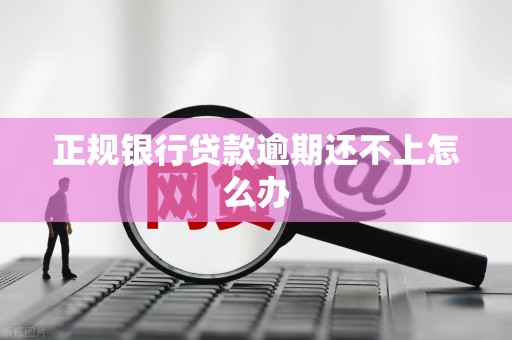 正规银行贷款逾期还不上怎么办