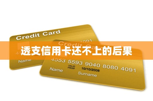 透支信用卡还不上的后果