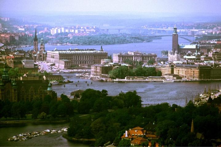 The Folkets Hus building in Stockholm, Sweden.