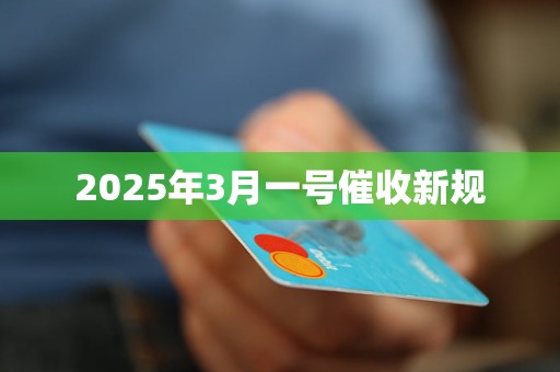 2025年3月一号催收新规