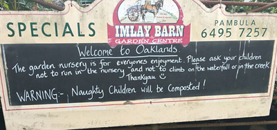 机智警告牌 专治各种熊孩子