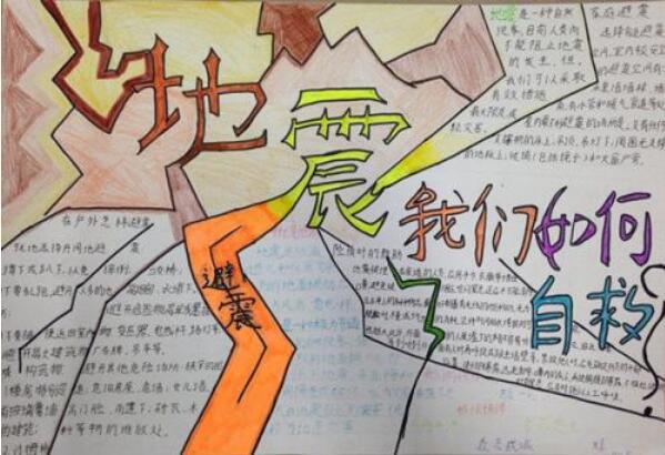 【防自然灾害手抄报图片】预防自然灾害的手抄报 防自然灾害手抄报内容 第3张