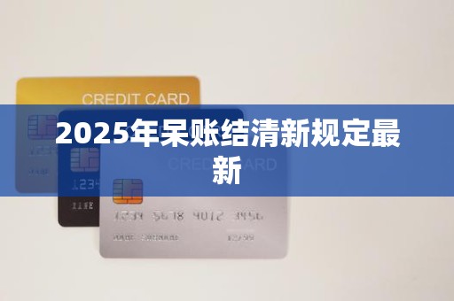 2025年呆账结清新规定最新