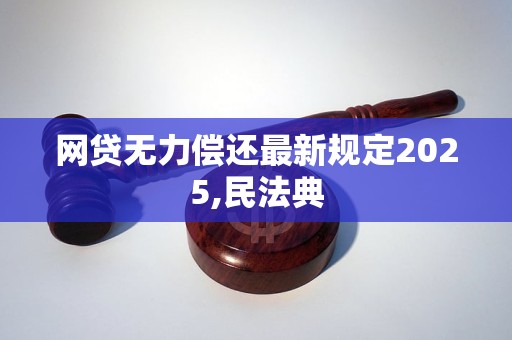 网贷无力偿还最新规定2025,民法典