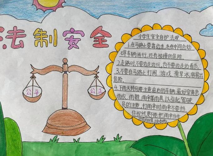 法治教育第一课手抄报