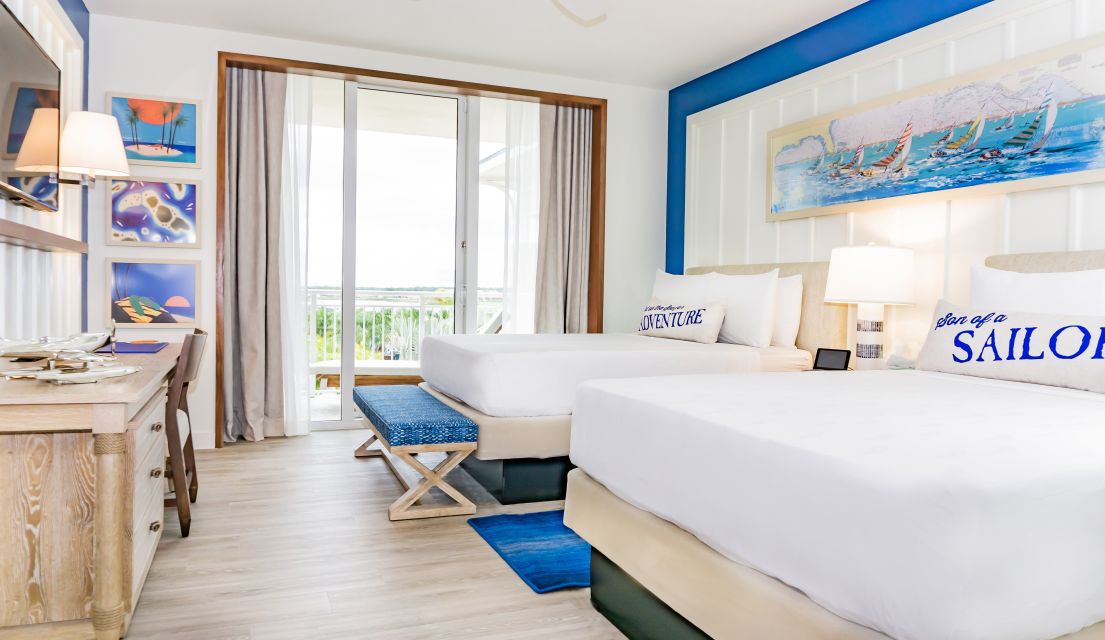 One Bedroom Two Queen Pool View Suite