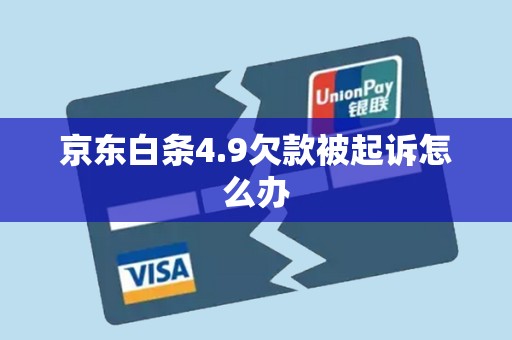 京东白条4.9欠款被起诉怎么办