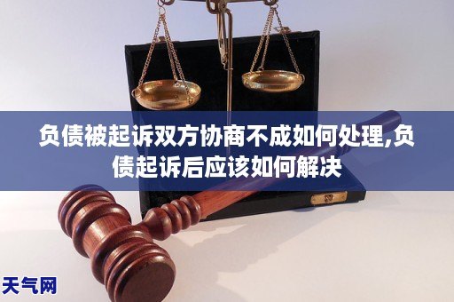 负债被起诉双方协商不成如何处理,负债起诉后应该如何解决