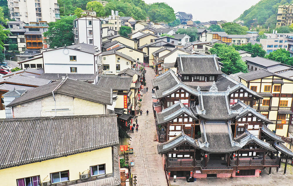 5月23日，南岸区黄桷垭老街。记者 崔力 摄/视觉重庆