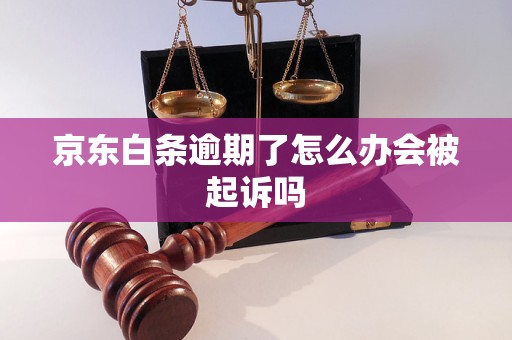 京东白条逾期了怎么办会被起诉吗