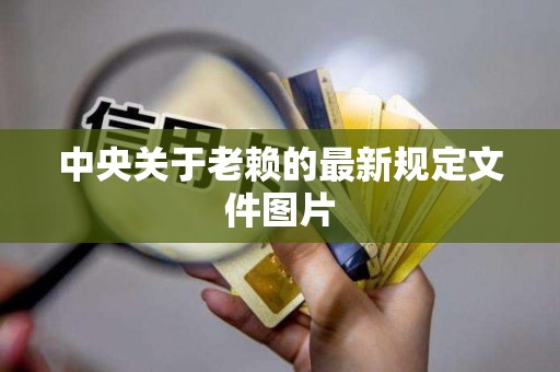 中央关于老赖的最新规定文件图片