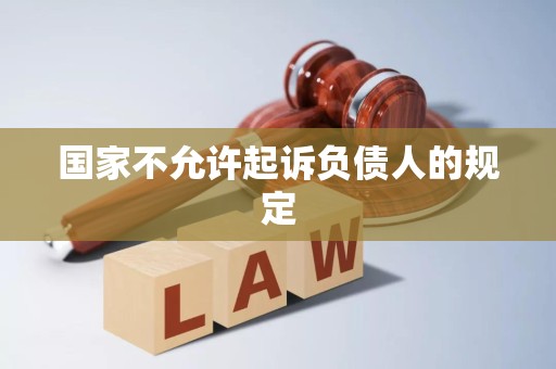 国家不允许起诉负债人的规定