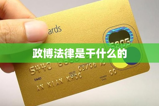 政博法律是干什么的