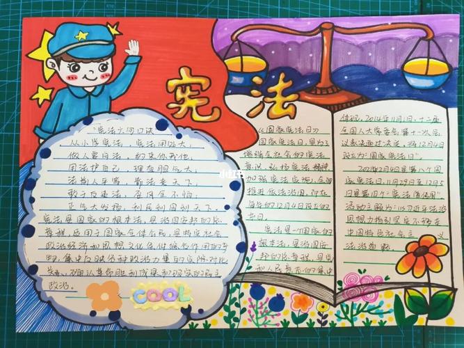 小报  法制安全手抄报  手抄报