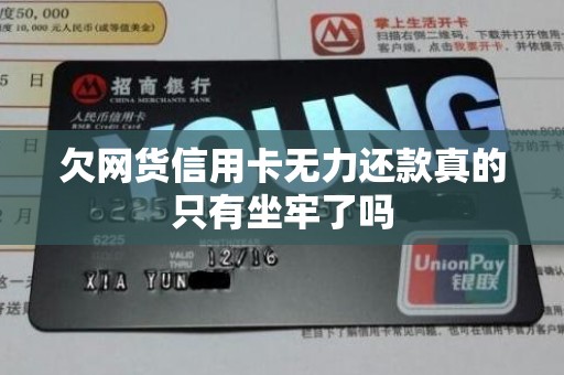 欠网货信用卡无力还款真的只有坐牢了吗