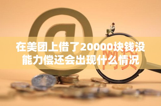 在美团上借了20000块钱没能力偿还会出现什么情况