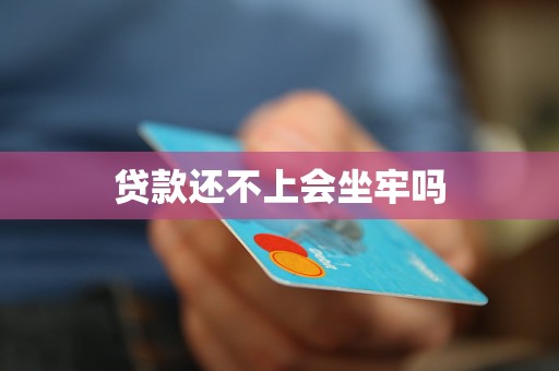 贷款还不上会坐牢吗