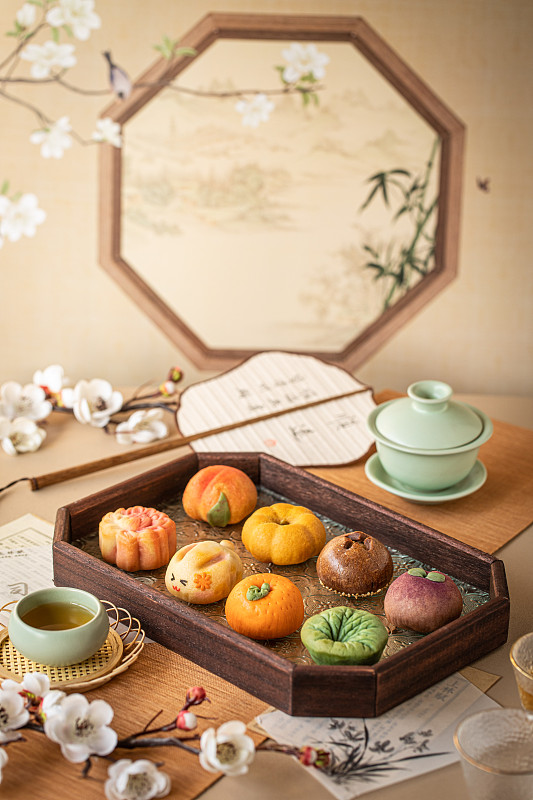 中式宫廷月饼图片下载