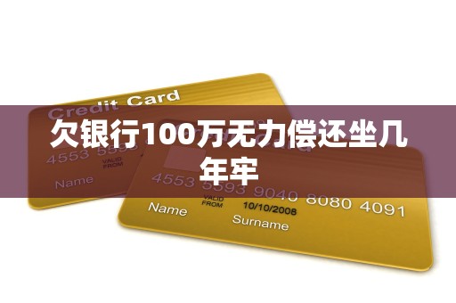 欠银行100万无力偿还坐几年牢