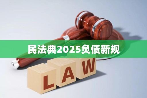 民法典2025负债新规