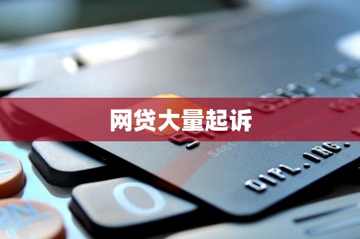 网贷大量起诉