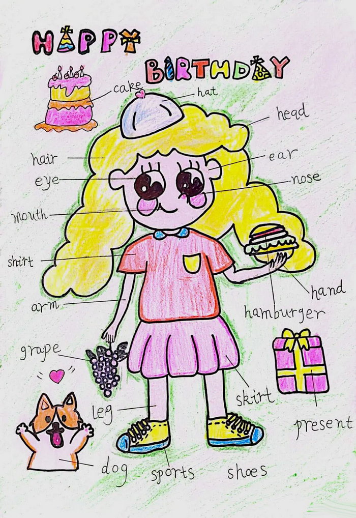 三年级英语手抄报精美