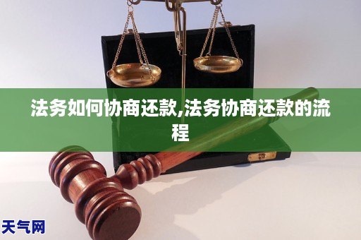 法务如何协商还款,法务协商还款的流程