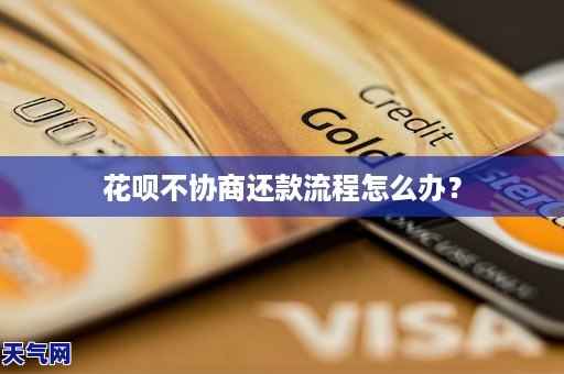 花呗不协商还款流程怎么办？