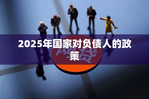 2025年国家对负债人的政策