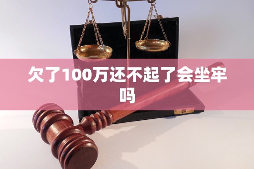 欠了100万还不起了会坐牢吗