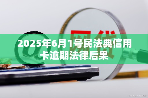 2025年6月1号民法典信用卡逾期法律后果