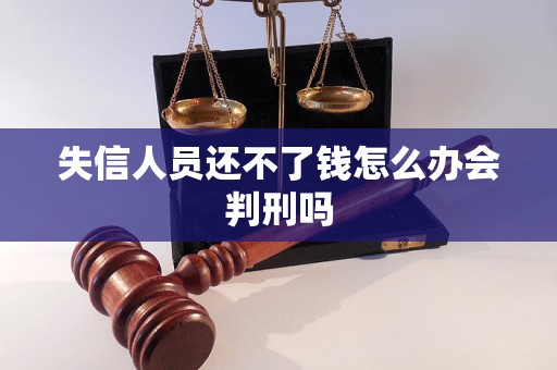 失信人员还不了钱怎么办会判刑吗