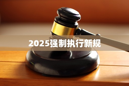 2025强制执行新规