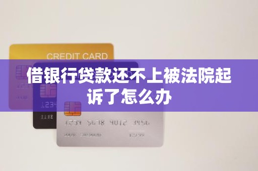 借银行贷款还不上被法院起诉了怎么办