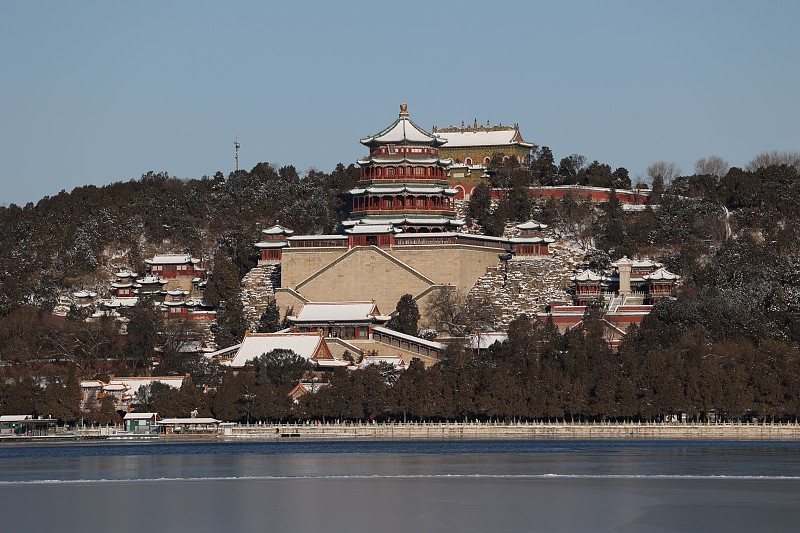 北京颐和园冬季风景图片下载