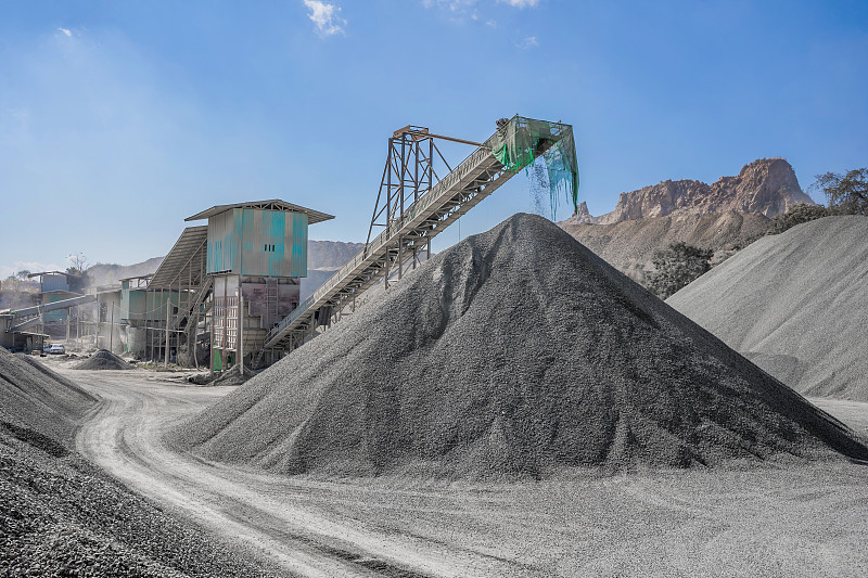 功能工业采石场，石磨，破碎厂，磨石图片下载