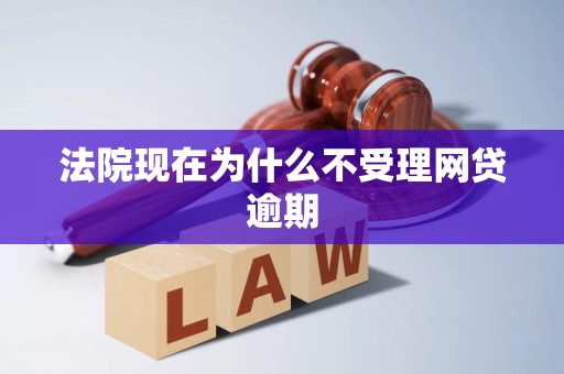 法院现在为什么不受理网贷逾期