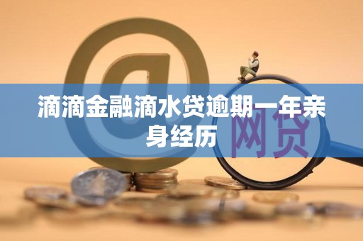 滴滴金融滴水贷逾期一年亲身经历