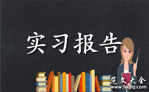 咨询公司实习报告九篇