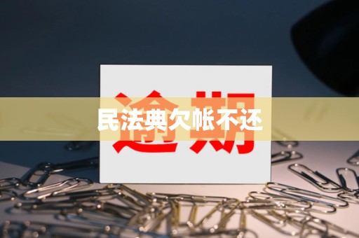 民法典欠帐不还