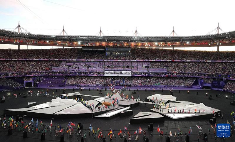 巴黎奥运会闭幕式举行
