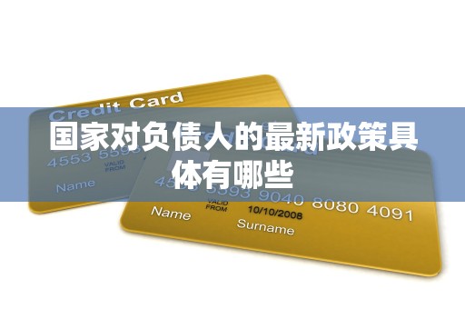 国家对负债人的最新政策具体有哪些