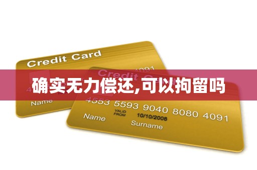 确实无力偿还,可以拘留吗