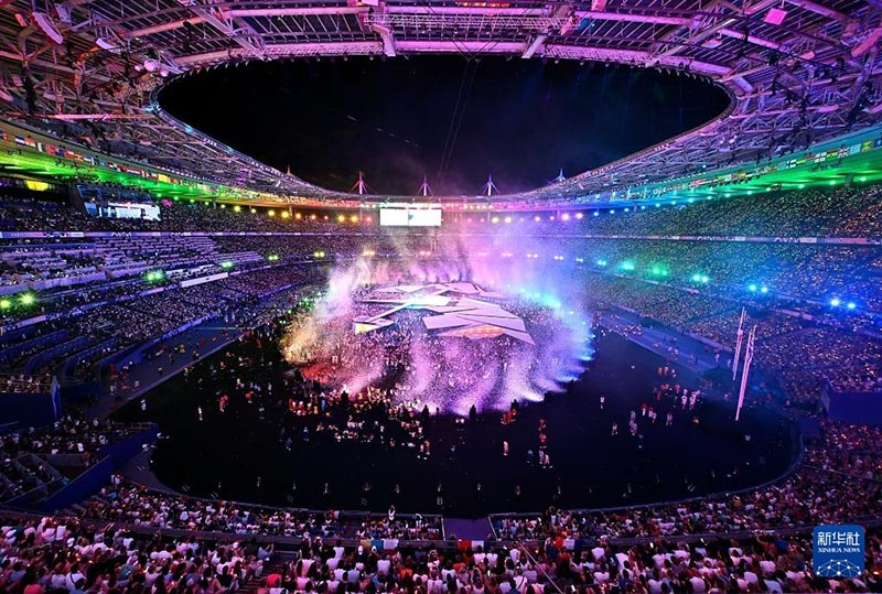 巴黎奥运会闭幕式举行