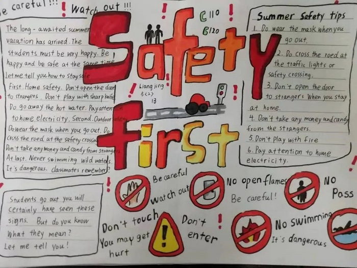 六年级英语手抄报清晰一等奖