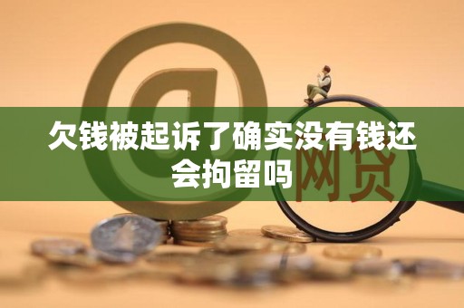 欠钱被起诉了确实没有钱还会拘留吗