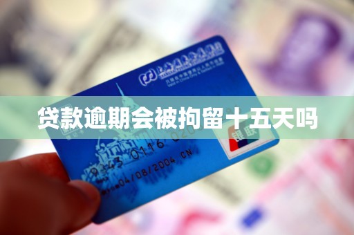 贷款逾期会被拘留十五天吗