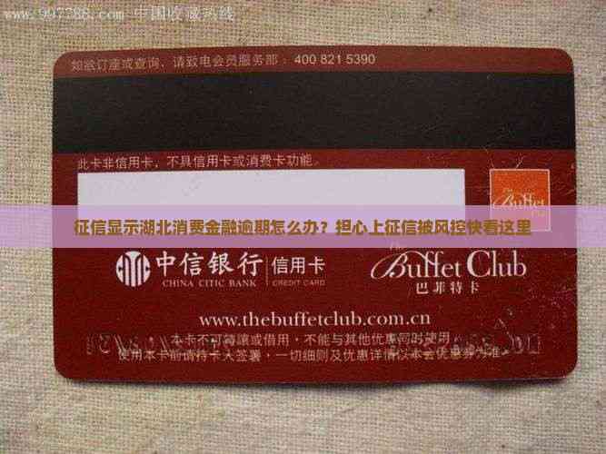 征信显示湖北消费金融逾期怎么办